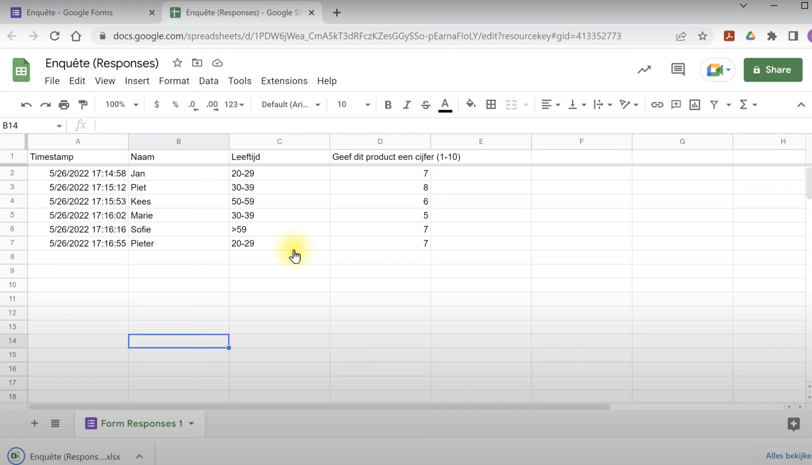 Data in en uit Excel zetten/halen